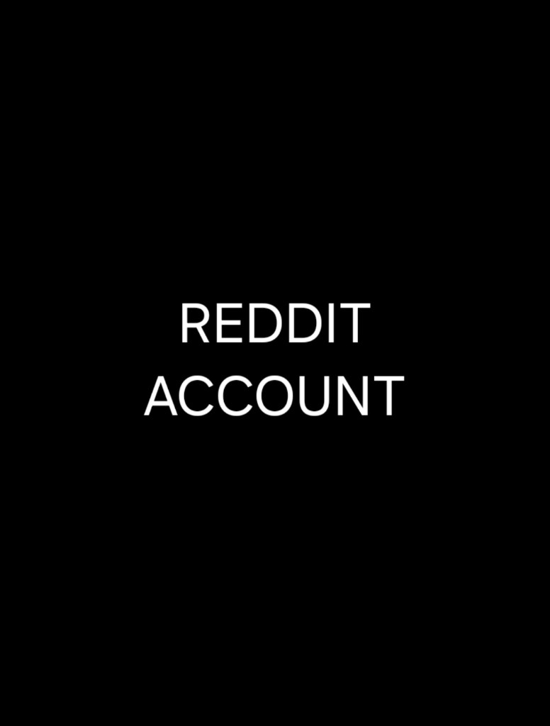 Reddit account product cover